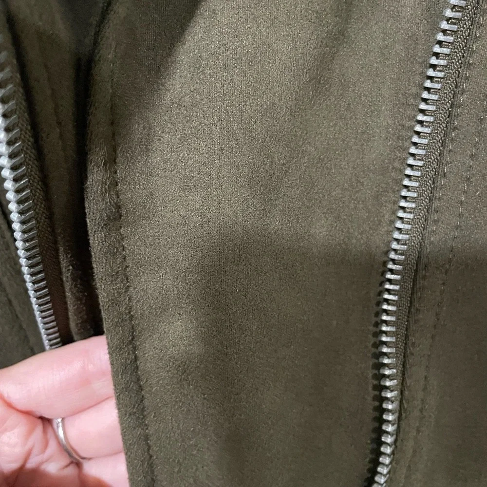 Philosophy Olive Faux Leather Jacket